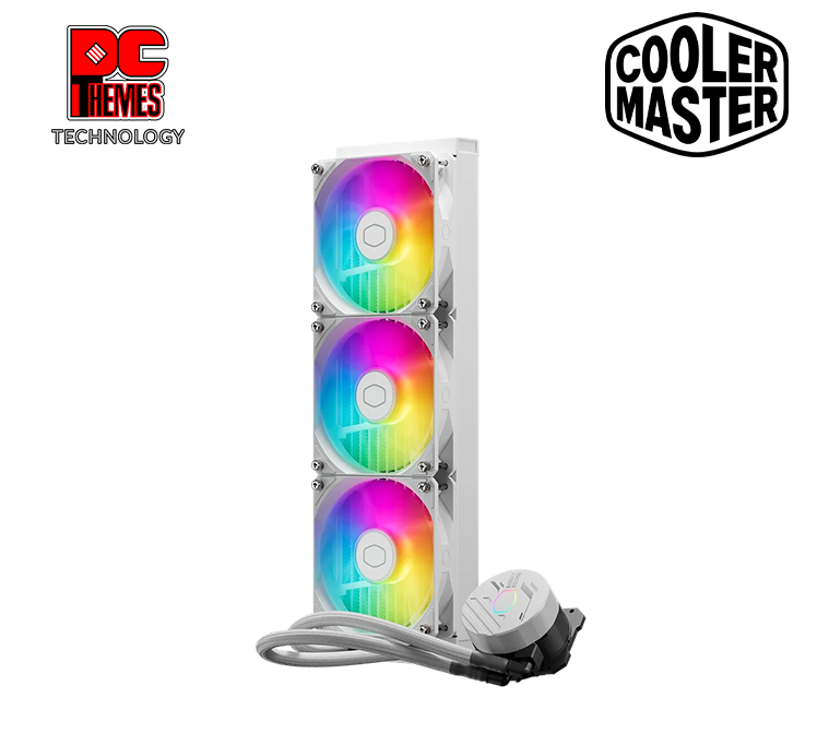 COOLER MASTER MasterLiquid 360L Core ARGB White Aio Cpu cooler